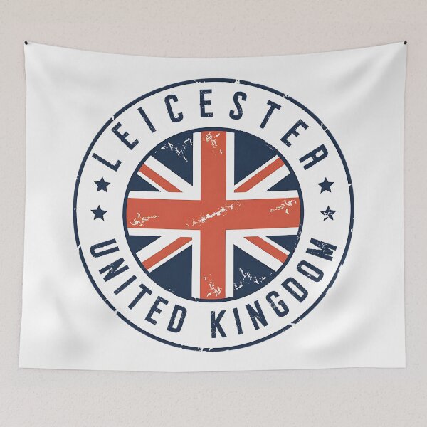 Item preview, Leicester United Kingdom Vintage Travel Emblem designed and sold by jeshands.