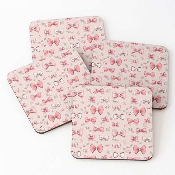 Item preview, cute girly pink bows designed and sold by PoppyLaneStudio.