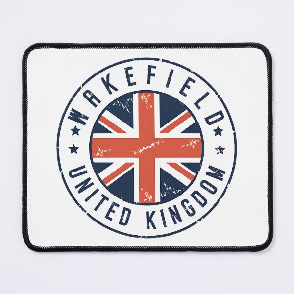 Item preview, Wakefield United Kingdom Vintage Travel Emblem designed and sold by jeshands.