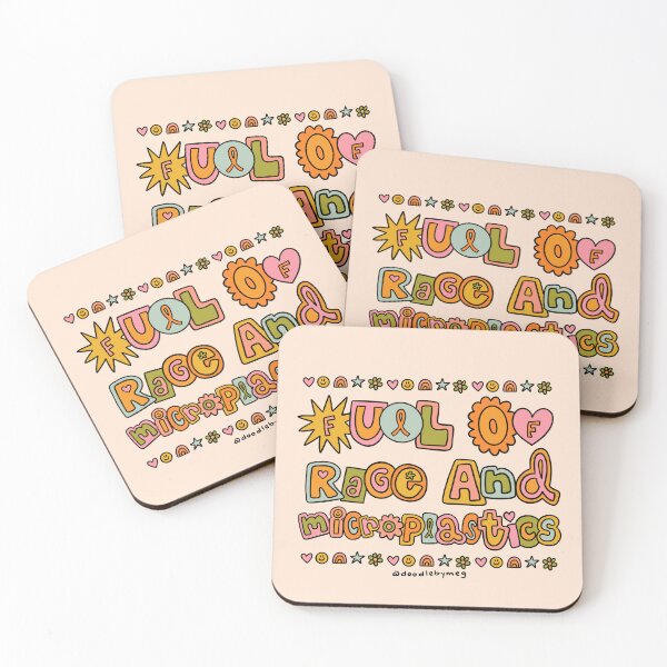 Item preview, Full of Rage and Microplastics designed and sold by doodlebymeg.