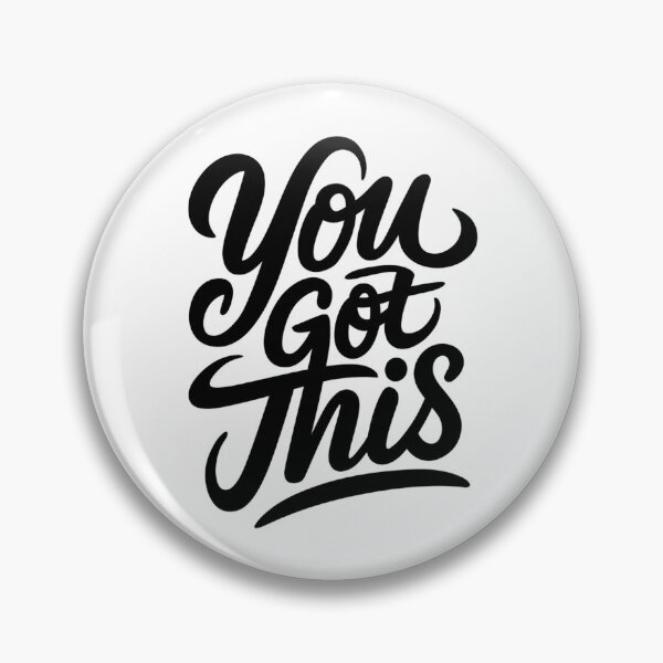 Item preview, You Got This Motivational Hand-Lettered Design designed and sold by Kwanbaba21.