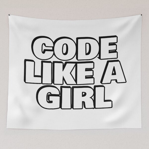 Item preview, Code Like A Girl - girls who code designed and sold by Inspirationmotivation.