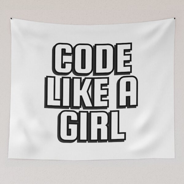 Item preview, Code Like A Girl - girls who code, women who code designed and sold by Inspirationmotivation.