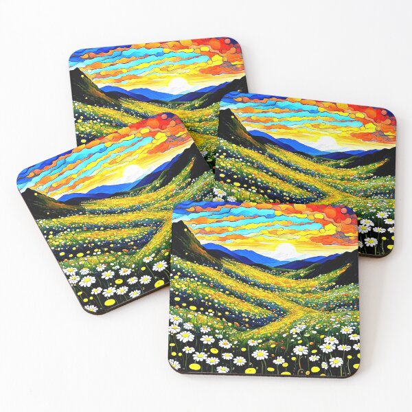 Item preview, Sunset at the meadow 1 designed and sold by George Hutton Hunter.