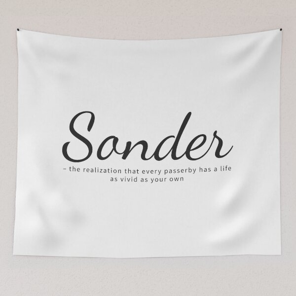 Item preview, Sonder – the realization that every passerby has a life as vivid as your own. designed and sold by DragonflyLP.