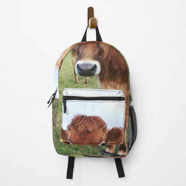 Item preview, Curious but shy Jersey and Jersey-cross cows in field designed and sold by karenadams.