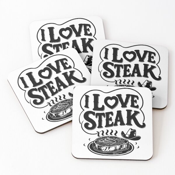 Item preview, I Love Steak: Sizzling & Delicious designed and sold by postprocess.