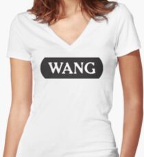 Wang Computers Women's Fitted V-Neck T-Shirt