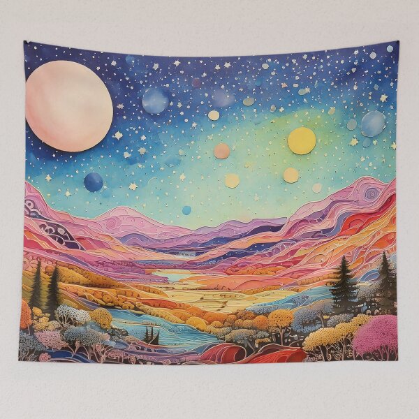 Item preview, Universe Night | Psychedelic Landscapes | Sublime Nature designed and sold by monkeybusiness.pt.