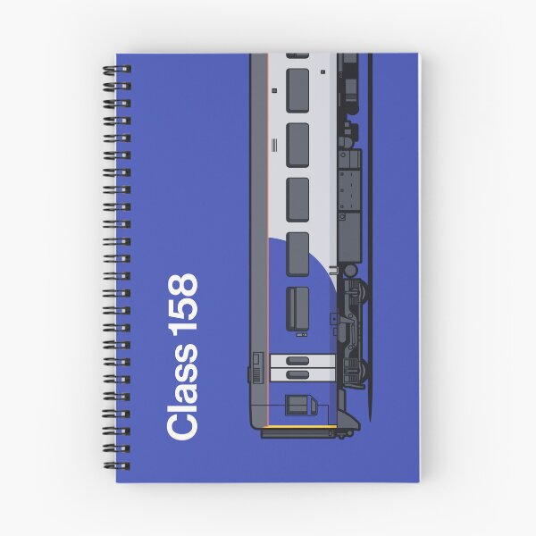 Item preview, Class 158 Indigo Train Side England UK designed and sold by VoodooCircus.