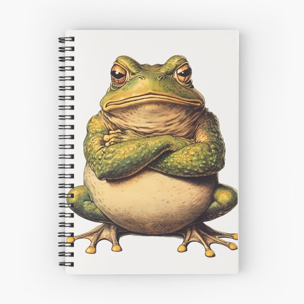 Item preview, Grumpy Frog designed and sold by GoodOldVintage.