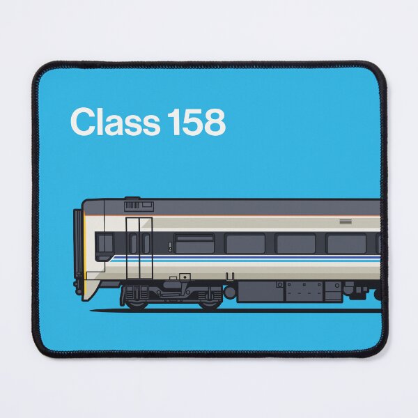 Item preview, Class 158 Cyan Train Side England UK designed and sold by VoodooCircus.