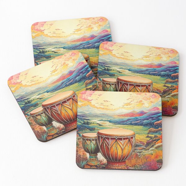 Item preview, Djembe | Psychedelic Landscapes | Sublime Nature designed and sold by monkeybusiness.pt.