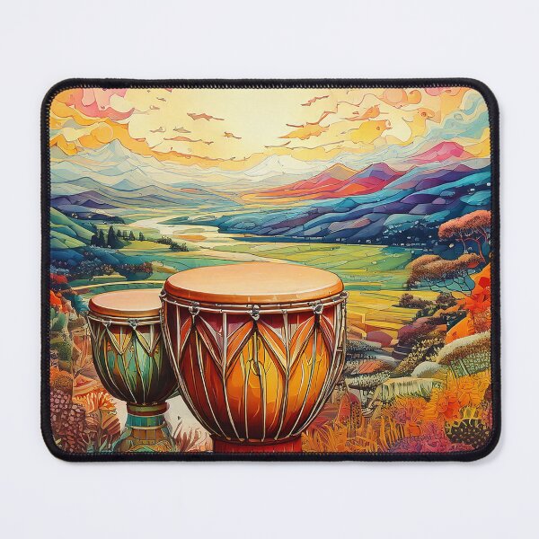 Item preview, Djembe | Psychedelic Landscapes | Sublime Nature designed and sold by monkeybusiness.pt.