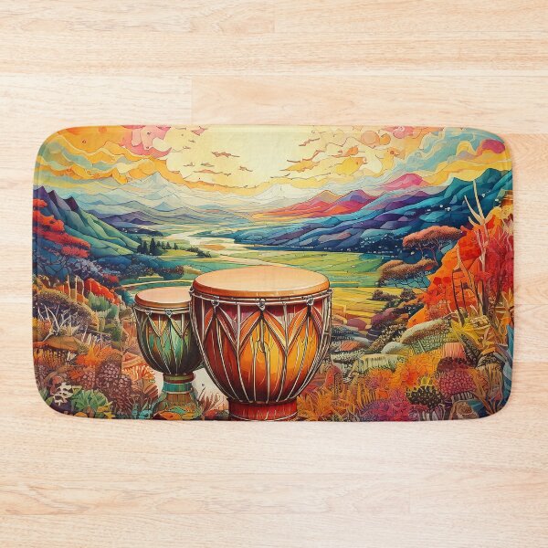 Item preview, Djembe | Psychedelic Landscapes | Sublime Nature designed and sold by monkeybusiness.pt.