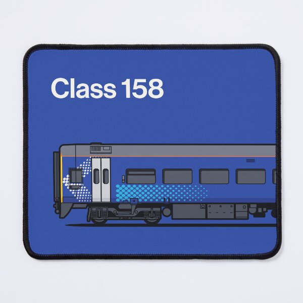 Item preview, Class 158 Navy Train Side England UK designed and sold by VoodooCircus.