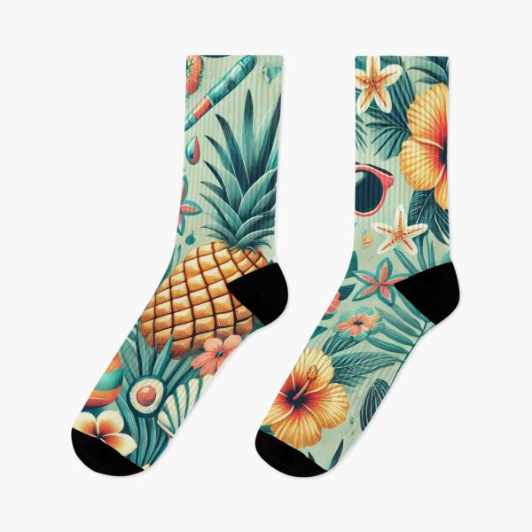 Item preview, Tropical Paradise Summer Beach Aesthetic Pattern  designed and sold by Desireehaz.
