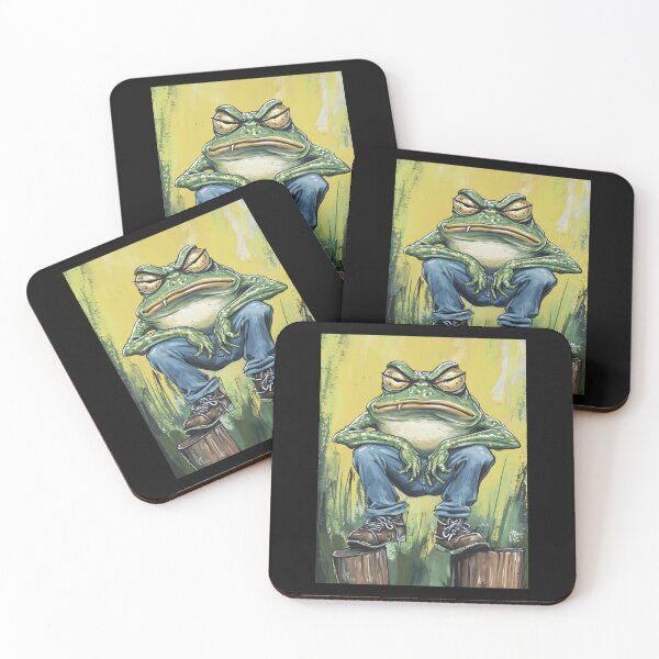 Item preview, Grumpy Frog designed and sold by GoodOldVintage.