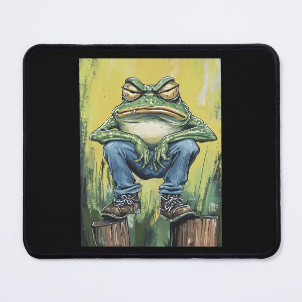 Item preview, Grumpy Frog designed and sold by GoodOldVintage.
