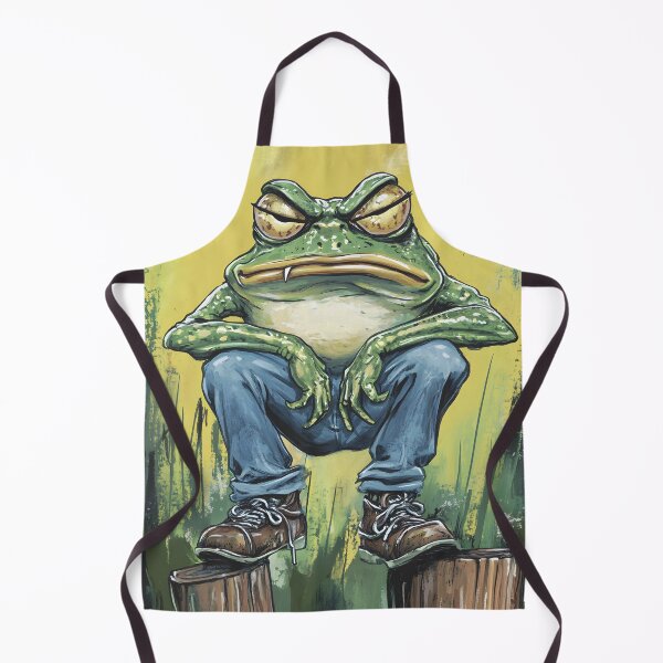 Item preview, Grumpy Frog designed and sold by GoodOldVintage.