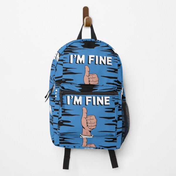 Item preview, I'm Fine Thumbs Up Everything’s Fine designed and sold by Vivid Art Zone.