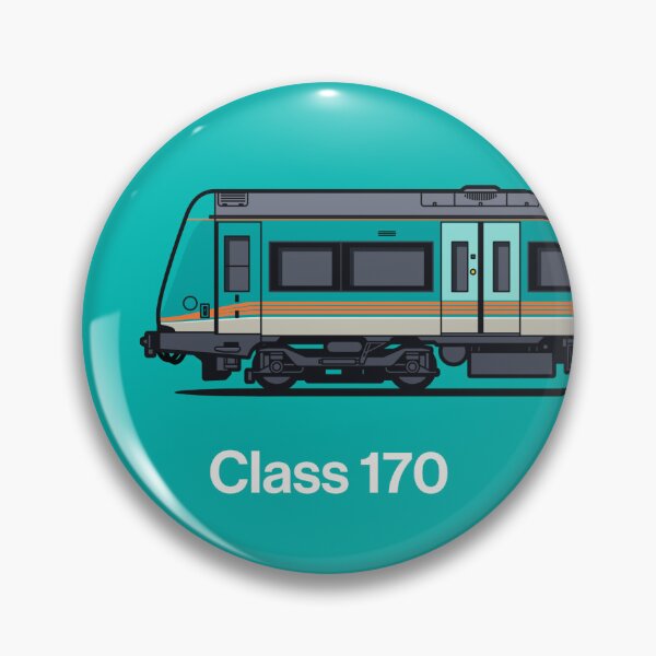 Item preview, Class 170 Teal Train Side England UK designed and sold by VoodooCircus.