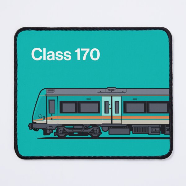 Item preview, Class 170 Teal Train Side England UK designed and sold by VoodooCircus.