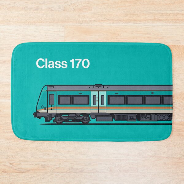 Item preview, Class 170 Teal Train Side England UK designed and sold by VoodooCircus.