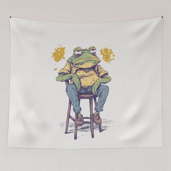 Item preview, Grumpy Frog designed and sold by GoodOldVintage.