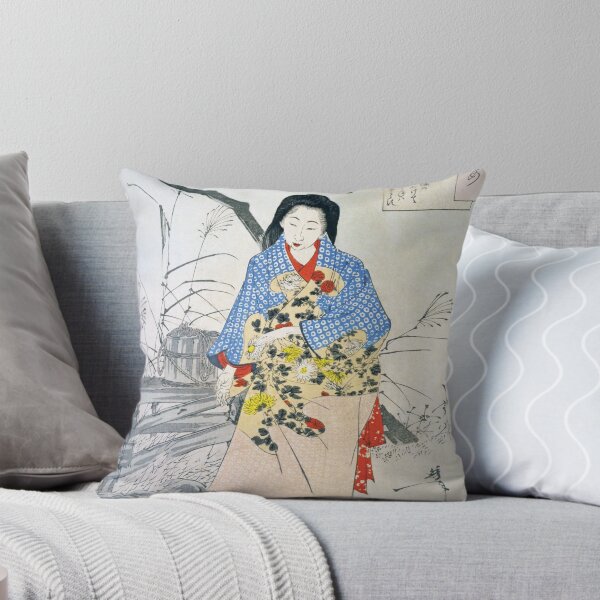 Item preview, Chiyonō and the Leaking Bucket – Tsukioka Yoshitoshi’s "One Hundred Aspects of the Moon" designed and sold by store-wasabi.