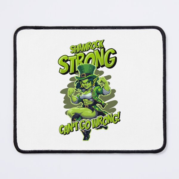 Item preview, Shamrock Strong Can’t Go Wrong Emerald Orc Leprechaun designed and sold by SplashTastic.