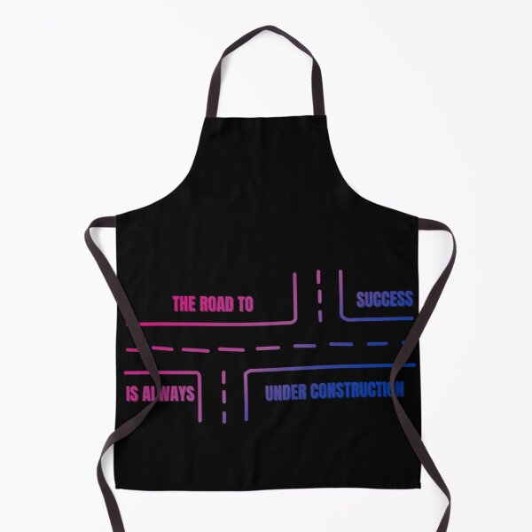 Item preview, LGBTQ, Bisexual pride flag graphic, The Road To Success Is Always Under Construction slogan, Road Map Graphic, Road trip, Find yourself, self care, inspirational, motivational, designed and sold by PrideBeProud.