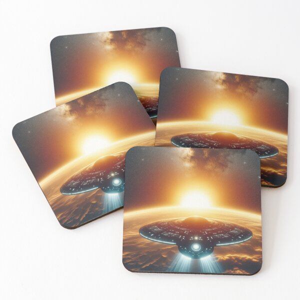 Item preview, Spaceship heading towards the sun designed and sold by Dogandesighn.