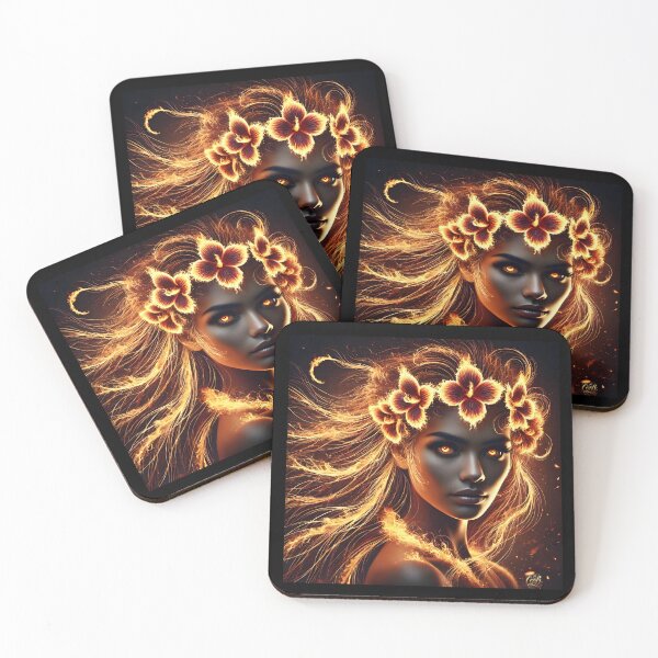 Item preview, Fire polynesian woman  designed and sold by CessB.