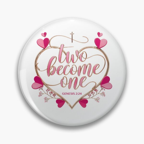 Item preview, Two Become One Genesis 2:24 designed and sold by LovingLightMedia.