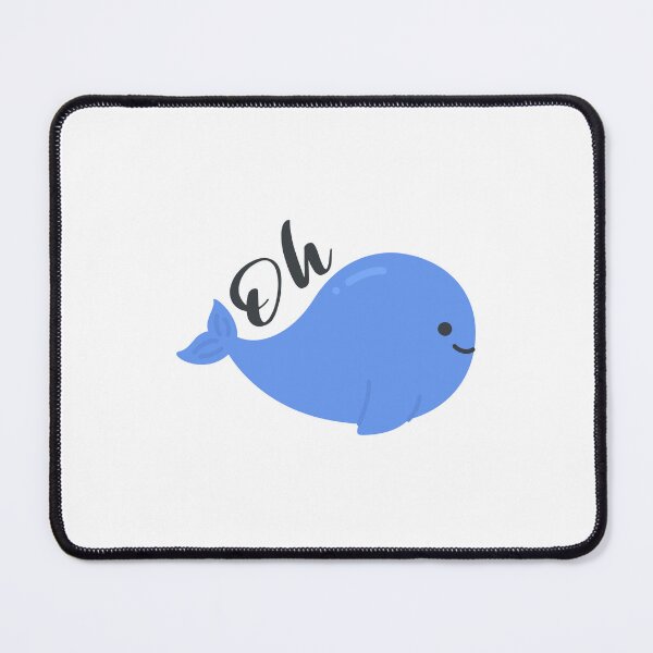 Item preview, Oh Whale Funny Cute Blue Whale Sticker designed and sold by BibleProject.