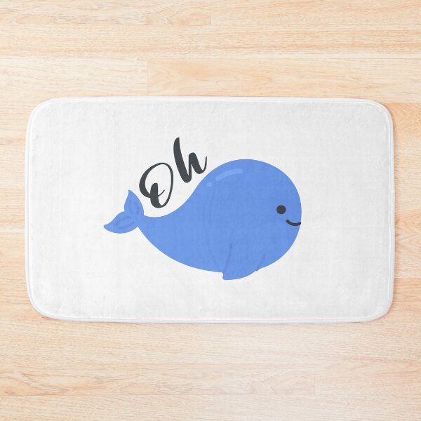 Item preview, Oh Whale Funny Cute Blue Whale Sticker designed and sold by BibleProject.