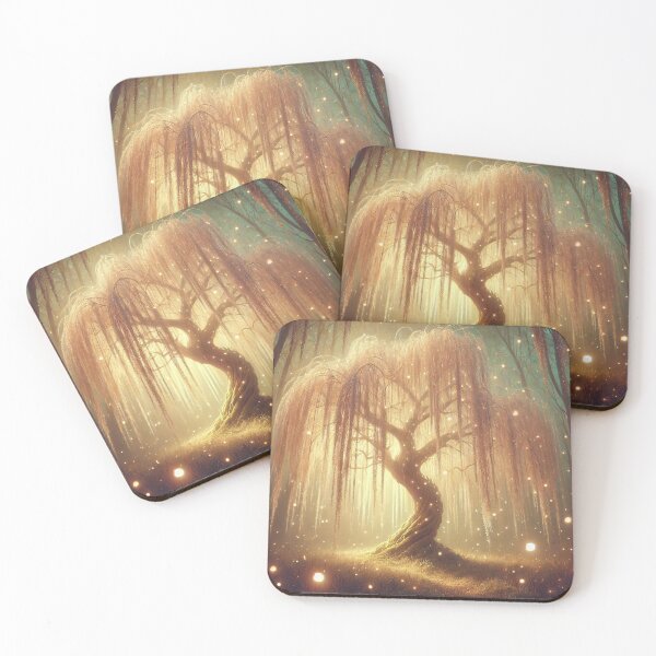 Item preview, Whispering Willow – Enchanted Tree of Light designed and sold by MoonBliss-co-uk.