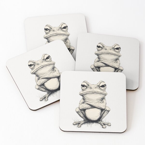Item preview, Grumpy Frog designed and sold by GoodOldVintage.