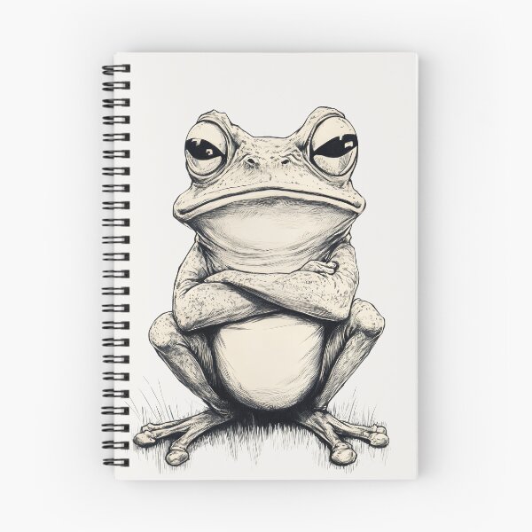 Item preview, Grumpy Frog designed and sold by GoodOldVintage.