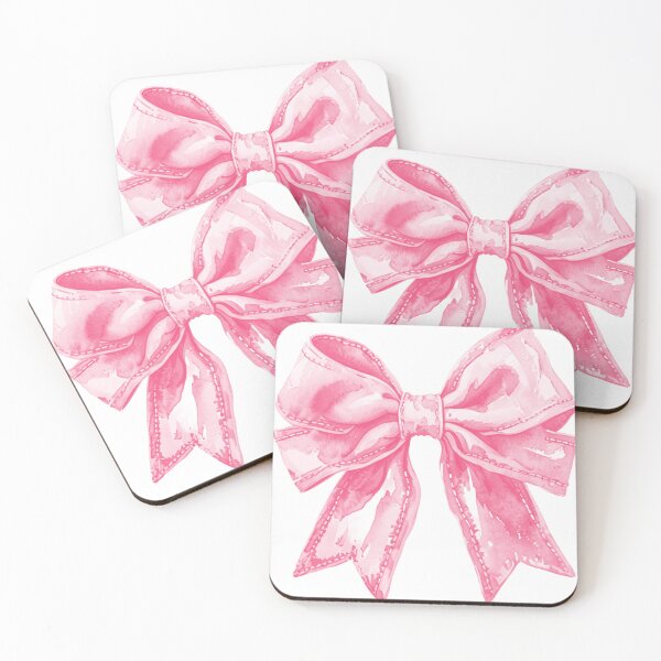 Item preview, Watercolour Cute Pink Croquette Bow designed and sold by CreatedbyKandJ.