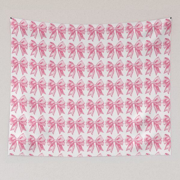 Item preview, Watercolour Cute Pink Croquette Bow designed and sold by CreatedbyKandJ.
