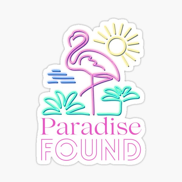 Paradise Found Sticker