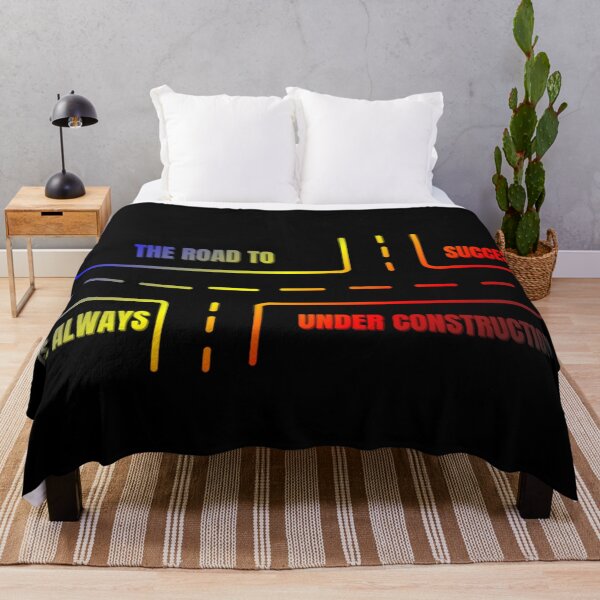 Item preview, LGBTQ, Polyamory pride flag graphic, The Road To Success Is Always Under Construction slogan, Road Map Graphic, Road trip, Find yourself, self care, inspirational, motivational, designed and sold by PrideBeProud.