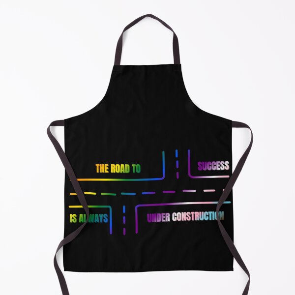 Item preview, LGBTQ, Progress pride flag graphic, The Road To Success Is Always Under Construction slogan, Road Map Graphic, Road trip, Find yourself, self care, inspirational, motivational, designed and sold by PrideBeProud.