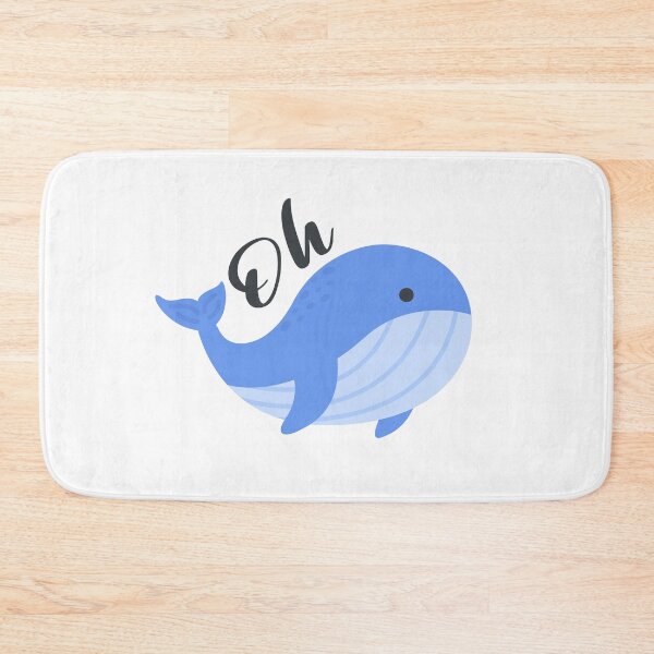 Artikelvorschau, Oh Whale Niedlicher Wortspielaufkleber – Entzückendes Blauwal-Design entworfen und verkauft von BibleProject.