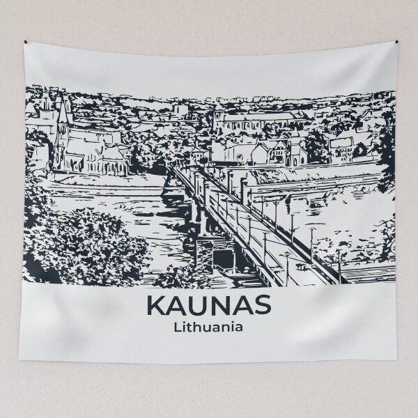 Item preview, Kaunas - Lithuania designed and sold by Lakeric Cityscapes.