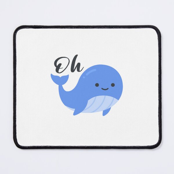 Item preview, Oh Whale Cute Smiling Sticker – Funny Ocean Pun Design designed and sold by BibleProject.