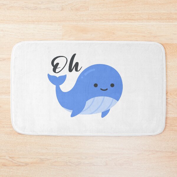 Item preview, Oh Whale Cute Smiling Sticker – Funny Ocean Pun Design designed and sold by BibleProject.