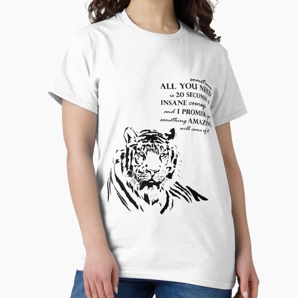 Item preview, We Bought a Zoo "20 Seconds of Courage" Quote designed and sold by TickledImage.